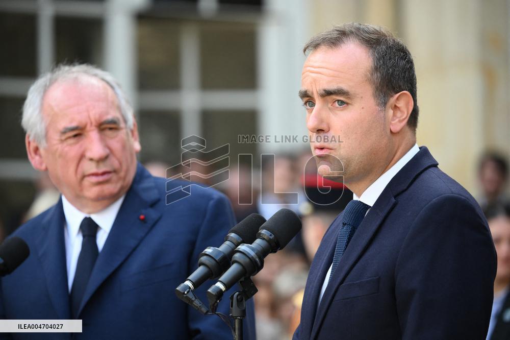 Handover Ceremony At Hotel de Matignon - Paris
