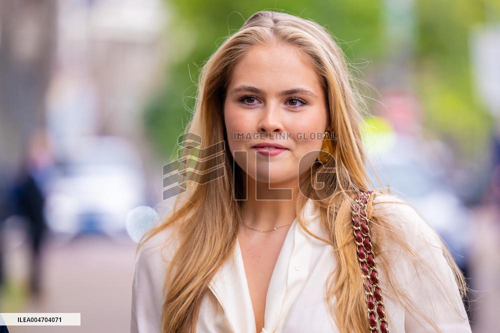 Princess Amalia Visits Amsterdam City Council - Netherlands