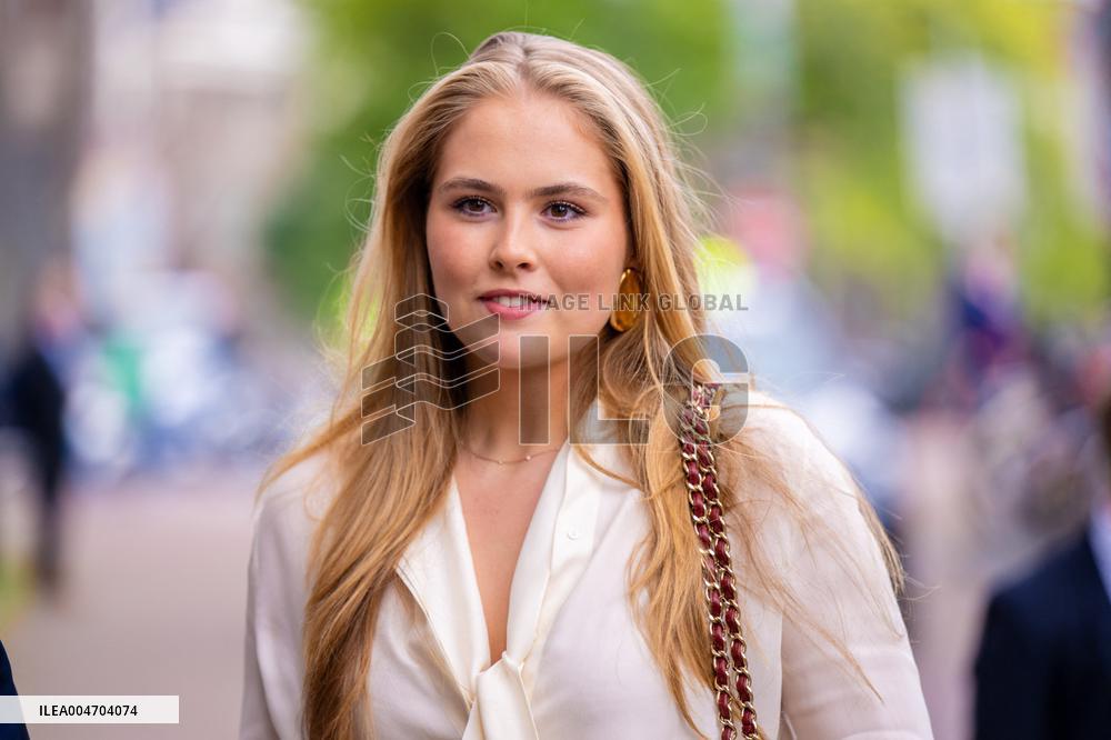 Princess Amalia Visits Amsterdam City Council - Netherlands