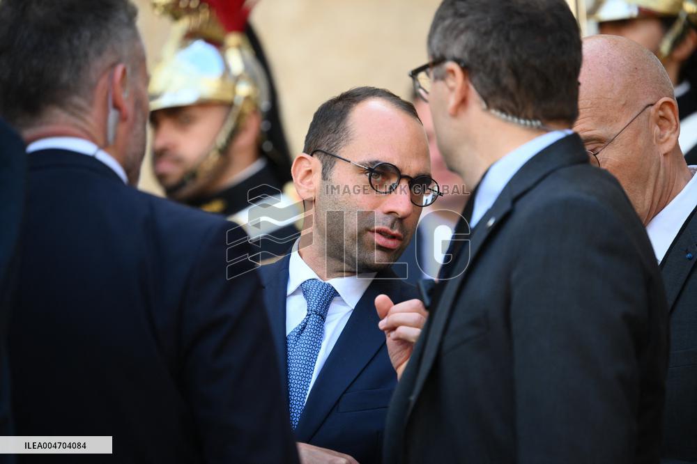 Handover Ceremony At Hotel de Matignon - Paris
