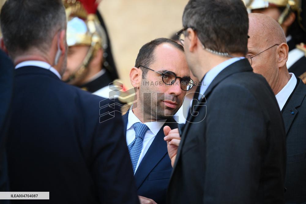 Handover Ceremony At Hotel de Matignon - Paris