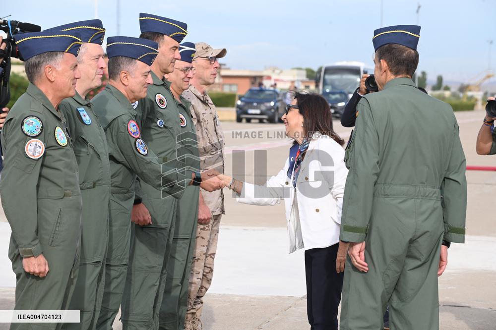 King Visits European Tactica Airlift Centre In Zaragoza - Spain
