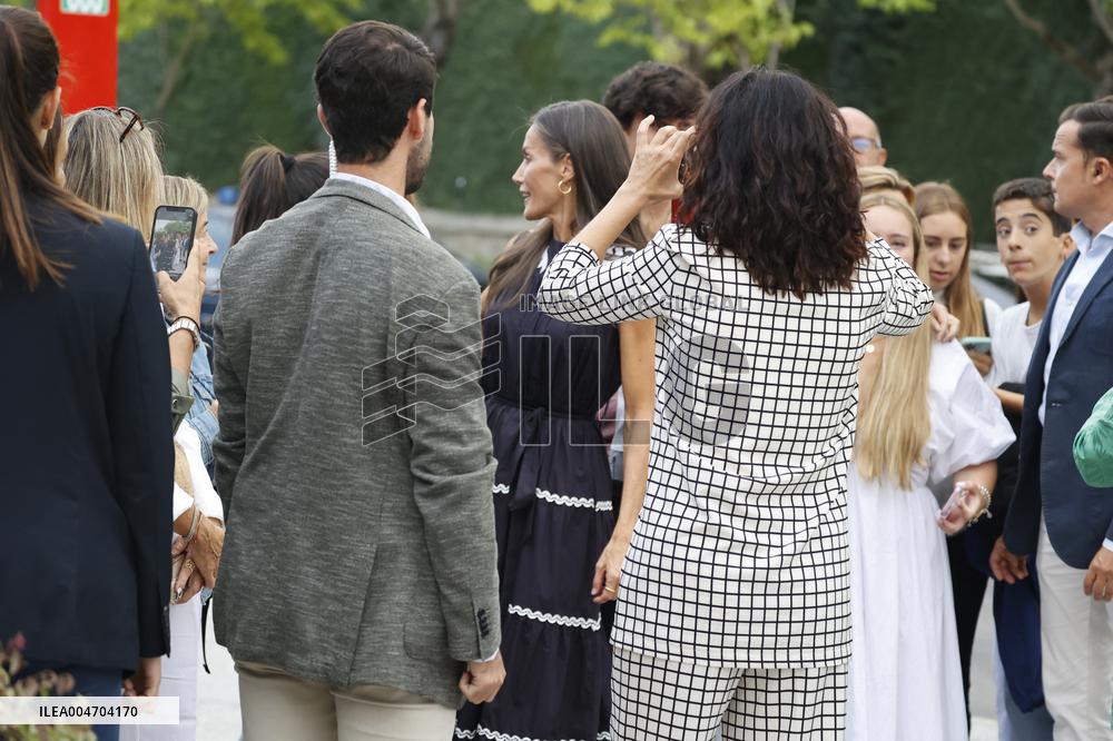Queen Letizia At Women, Sport And Society Forum - Madrid