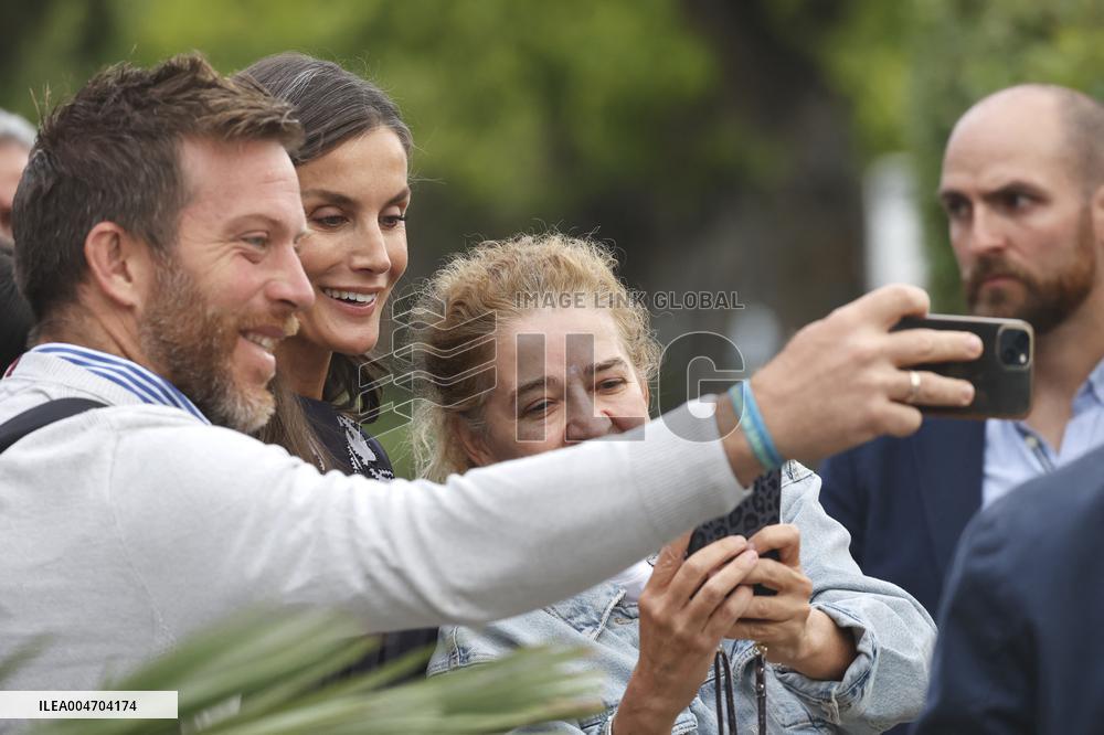 Queen Letizia At Women, Sport And Society Forum - Madrid