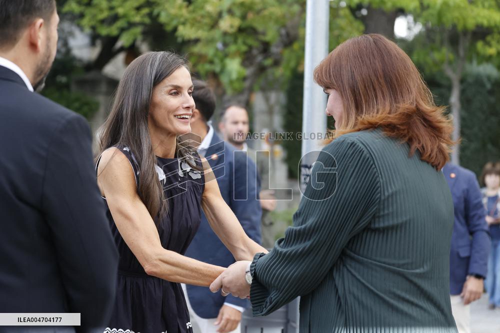 Queen Letizia At Women, Sport And Society Forum - Madrid