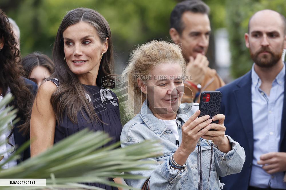 Queen Letizia At Women, Sport And Society Forum - Madrid