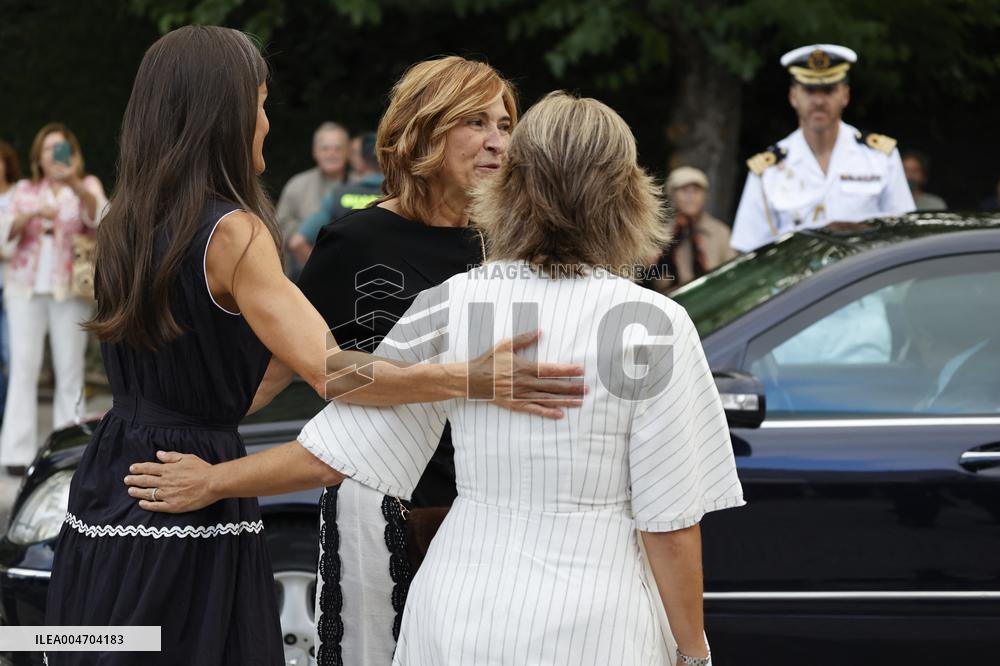 Queen Letizia At Women, Sport And Society Forum - Madrid