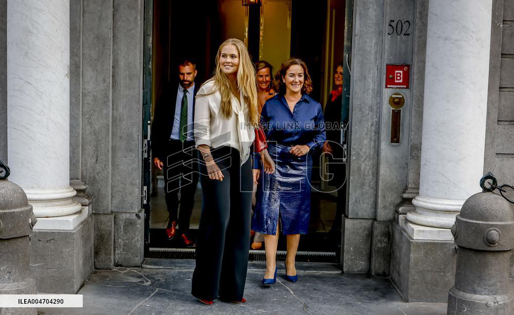 Princess Amalia Visits Amsterdam City Council - Netherlands