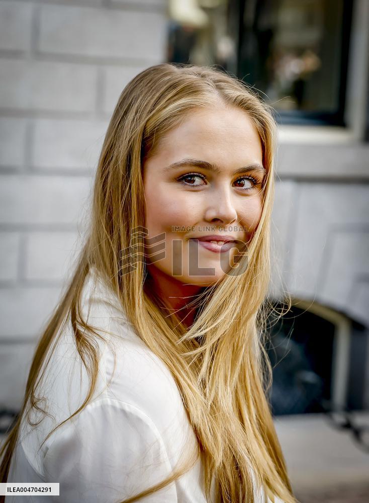 Princess Amalia Visits Amsterdam City Council - Netherlands