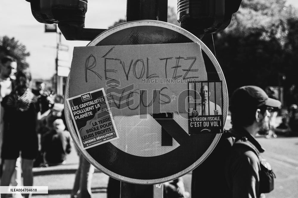 Bloquons Tout Demonstration - Grenoble