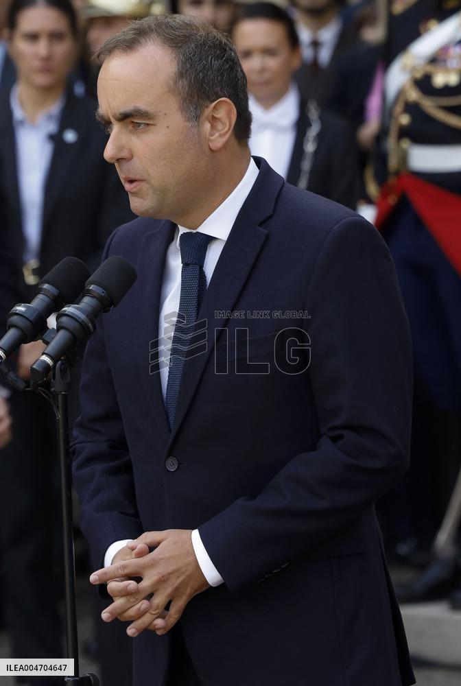 Handover Ceremony At Hotel de Matignon - Paris