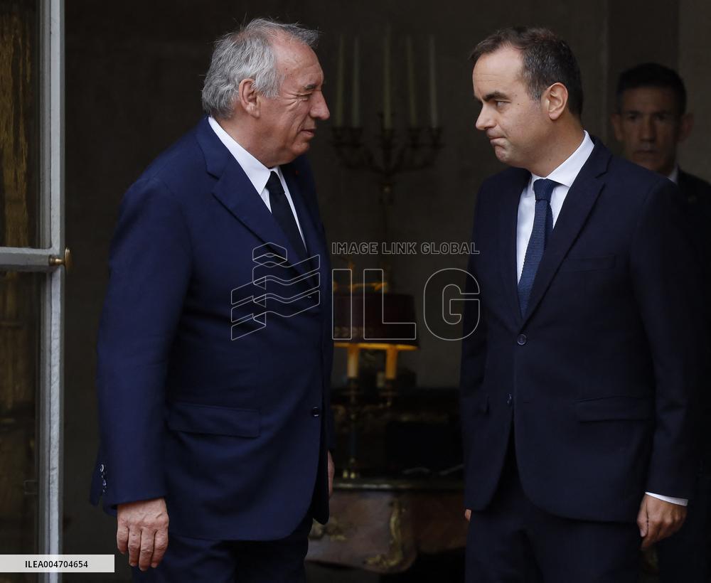 Handover Ceremony At Hotel de Matignon - Paris