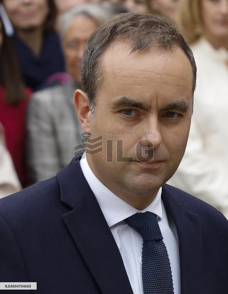 Handover Ceremony At Hotel de Matignon - Paris