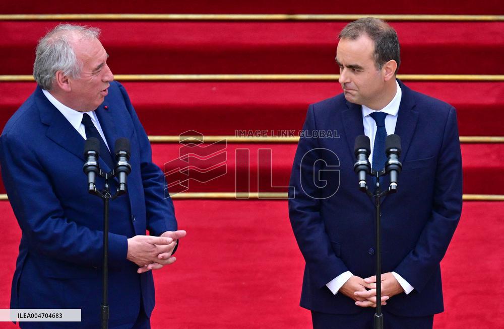 Handover Ceremony At Hotel de Matignon - Paris