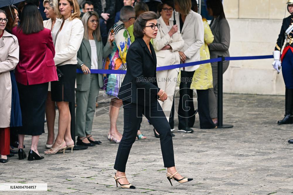 Handover Ceremony At Hotel de Matignon in Paris FA