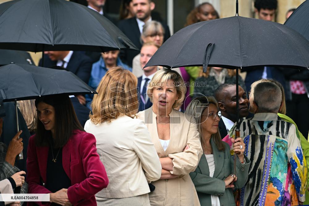 Handover Ceremony At Hotel de Matignon in Paris FA
