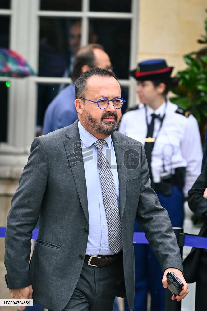 Handover Ceremony At Hotel de Matignon in Paris FA