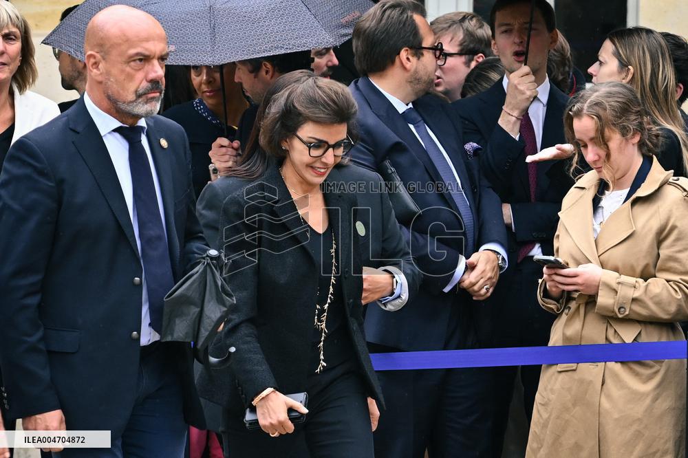 Handover Ceremony At Hotel de Matignon in Paris FA