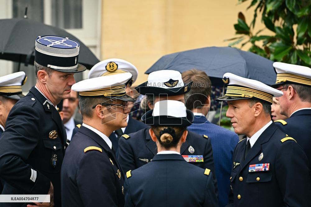 Handover Ceremony At Hotel de Matignon in Paris FA