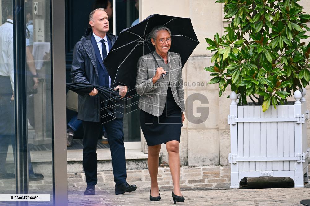 Handover Ceremony At Hotel de Matignon in Paris FA