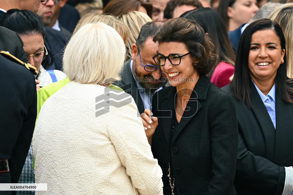 Handover Ceremony At Hotel de Matignon in Paris FA