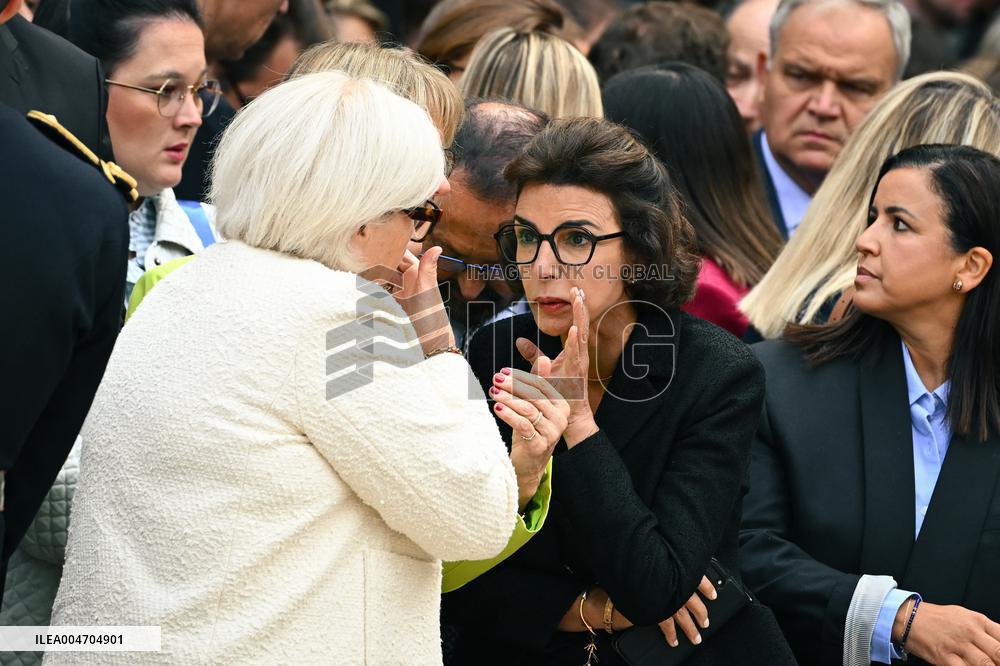 Handover Ceremony At Hotel de Matignon in Paris FA
