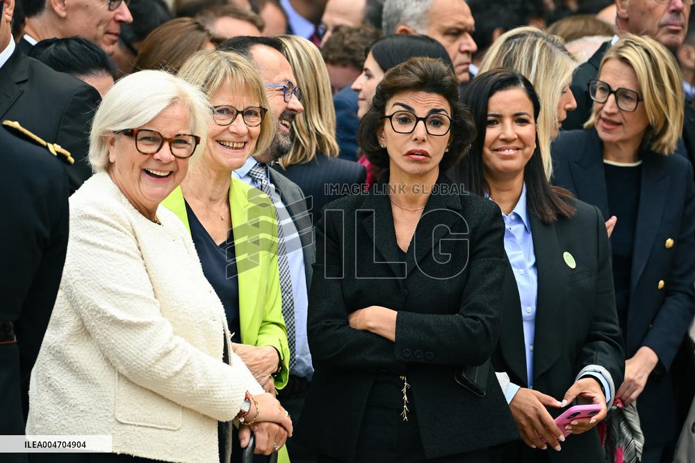 Handover Ceremony At Hotel de Matignon in Paris FA