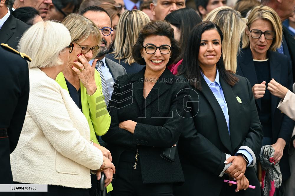 Handover Ceremony At Hotel de Matignon in Paris FA