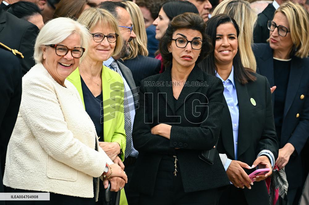 Handover Ceremony At Hotel de Matignon in Paris FA