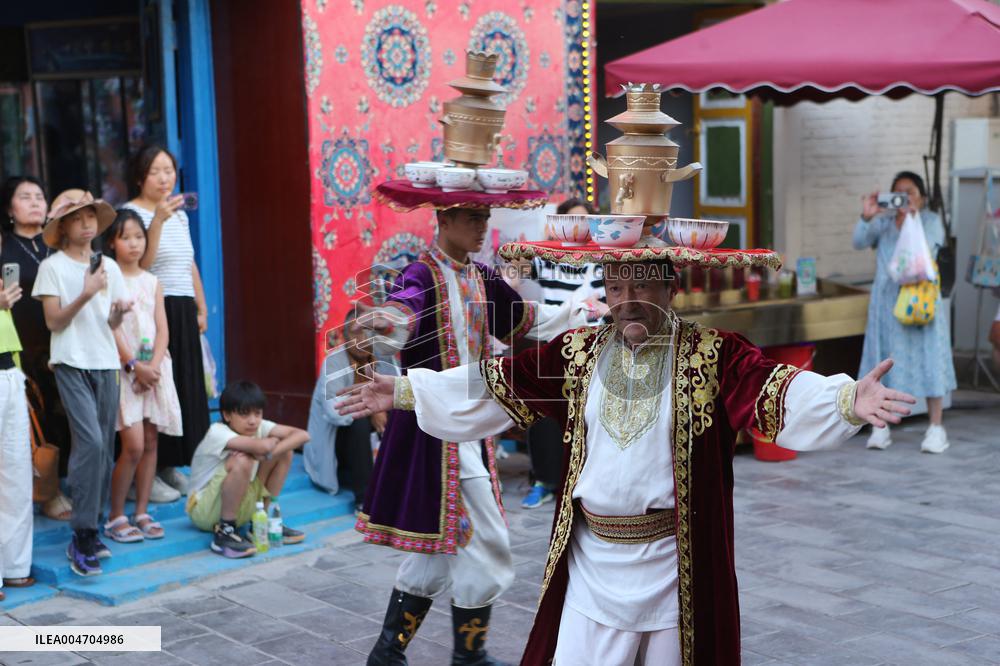Samawar Dance Performance In Urumqi - China