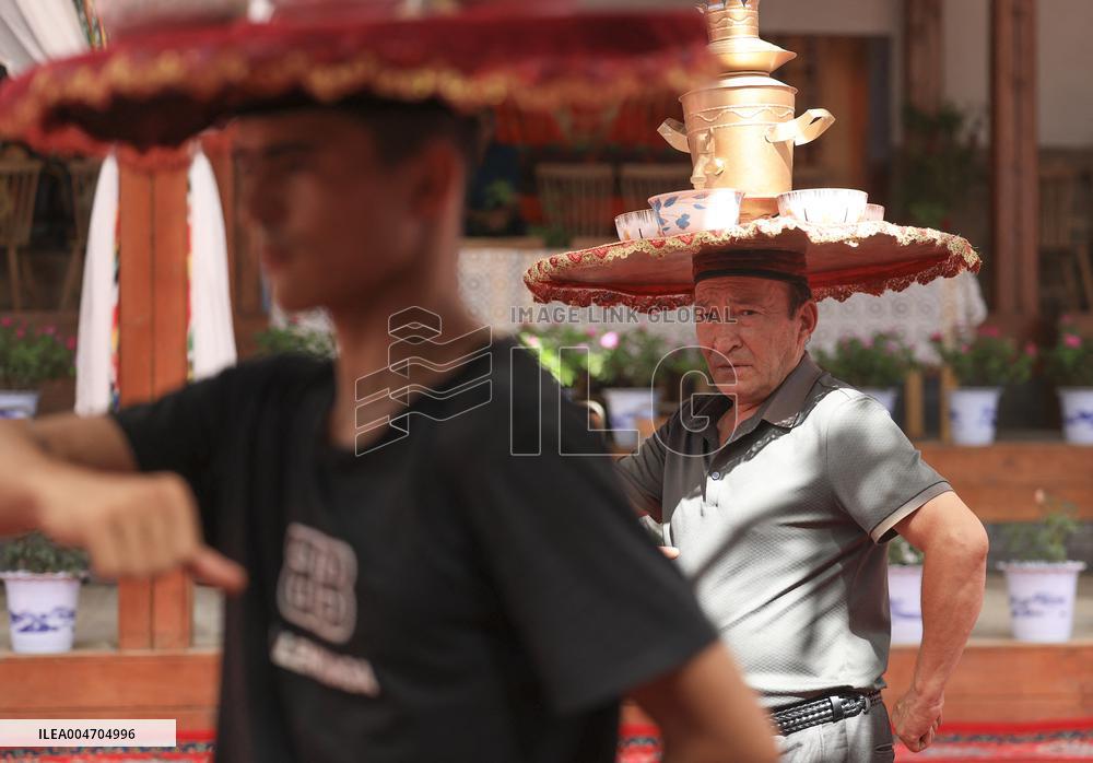 Samawar Dance Performance In Urumqi - China