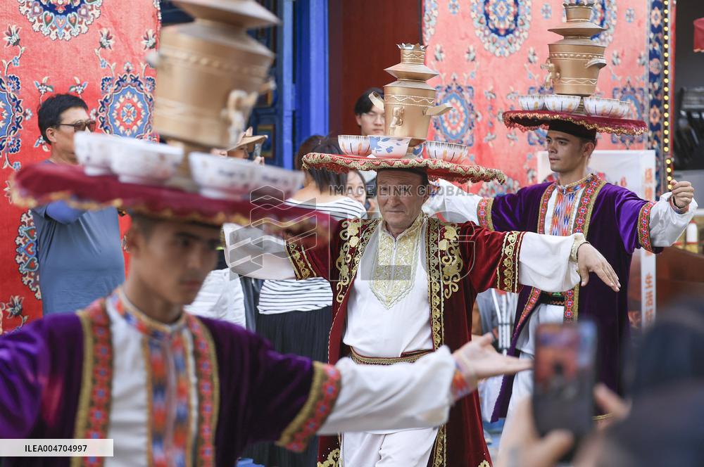 Samawar Dance Performance In Urumqi - China