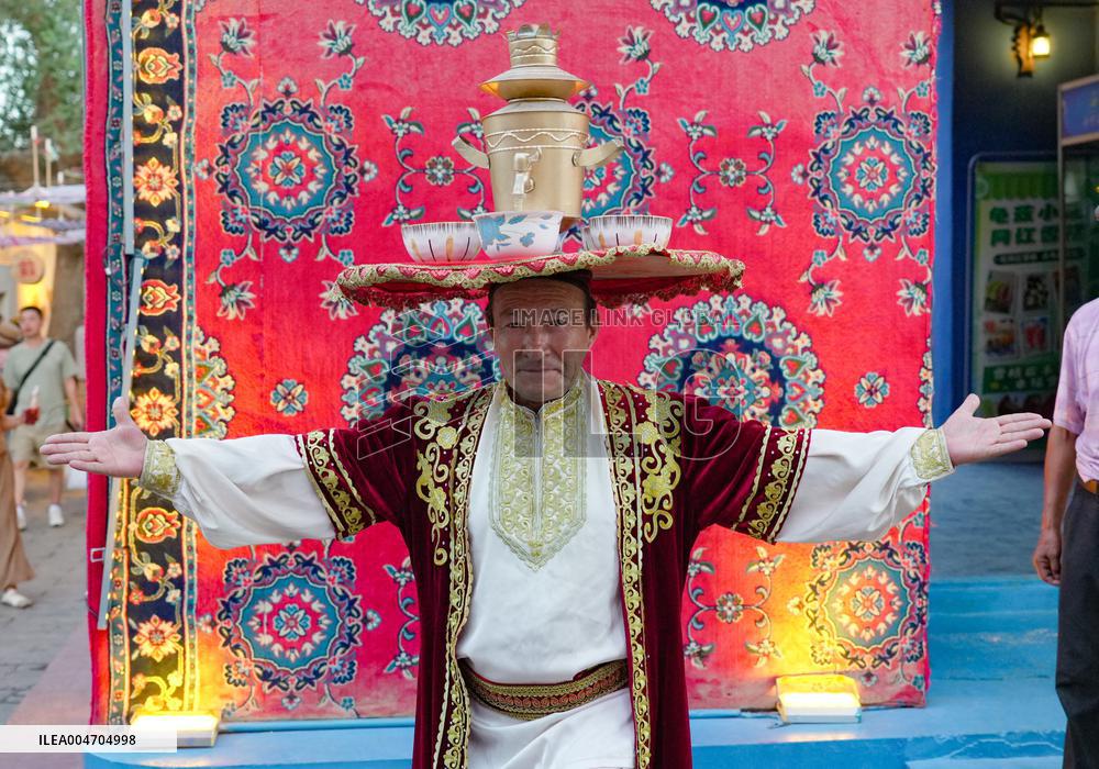 Samawar Dance Performance In Urumqi - China