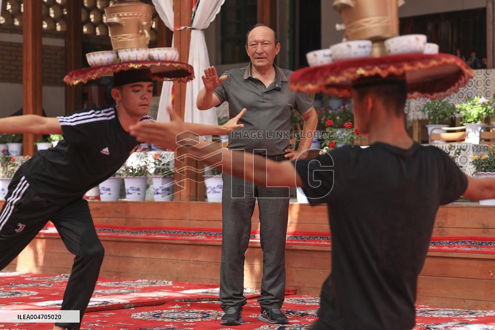 Samawar Dance Performance In Urumqi - China