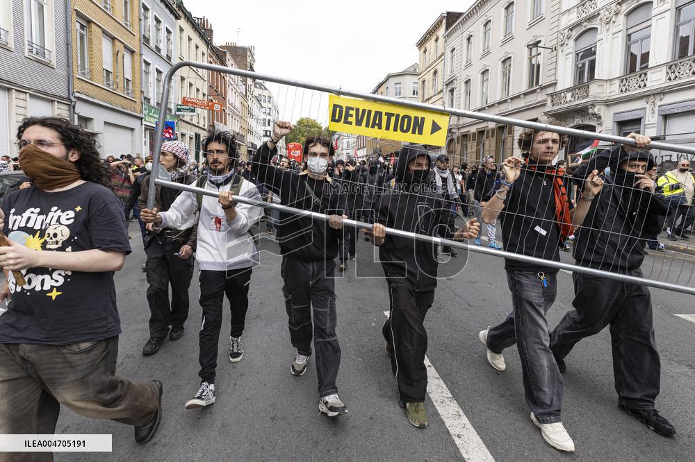 Bloquons Tout Demonstration - Lille