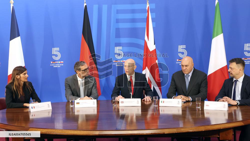 "E5" defense ministers' meeting
