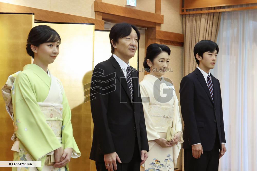Japan prince's coming-of-age luncheon