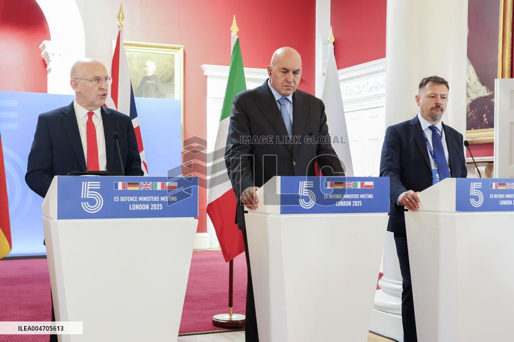 "E5" defense ministers' meeting