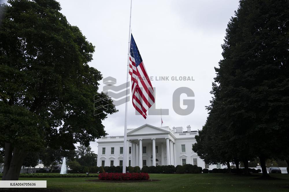 White House Lowers Flag After Charlie Kirk’s Death - DC