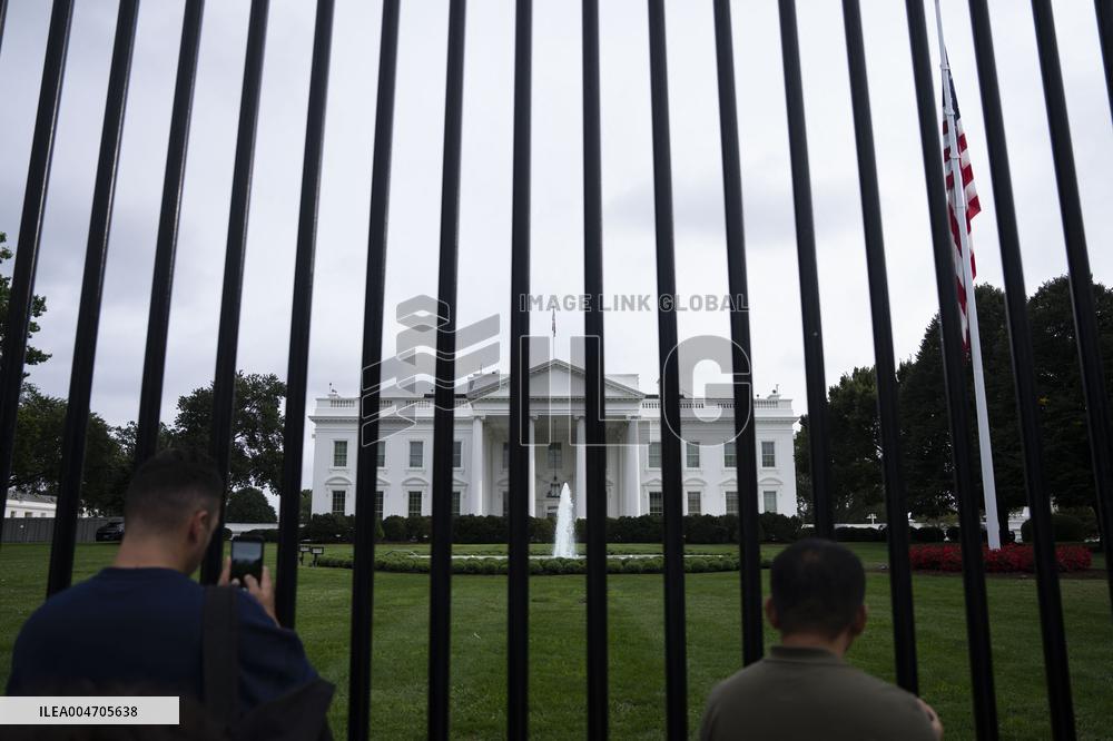 White House Lowers Flag After Charlie Kirk’s Death - DC
