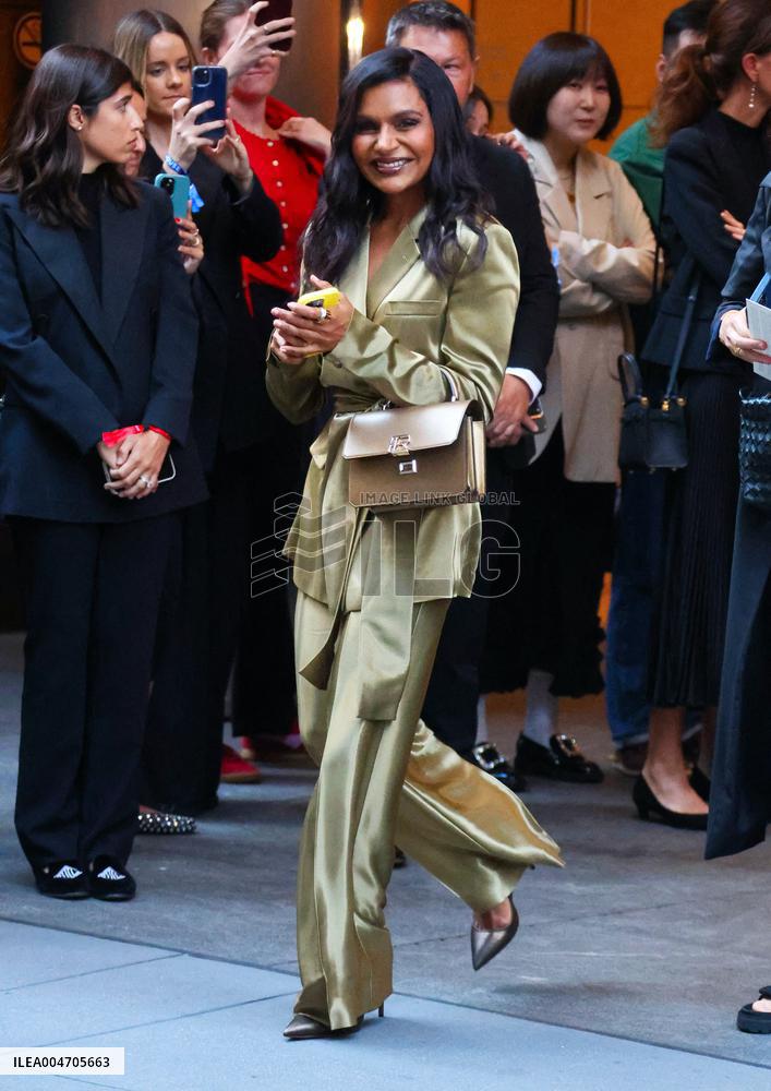 NYFW - Celebs At The Ralph Lauren Fashion Show