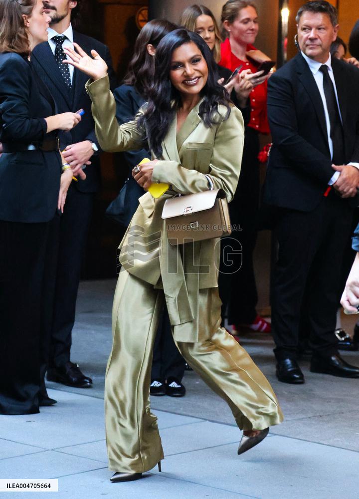 NYFW - Celebs At The Ralph Lauren Fashion Show