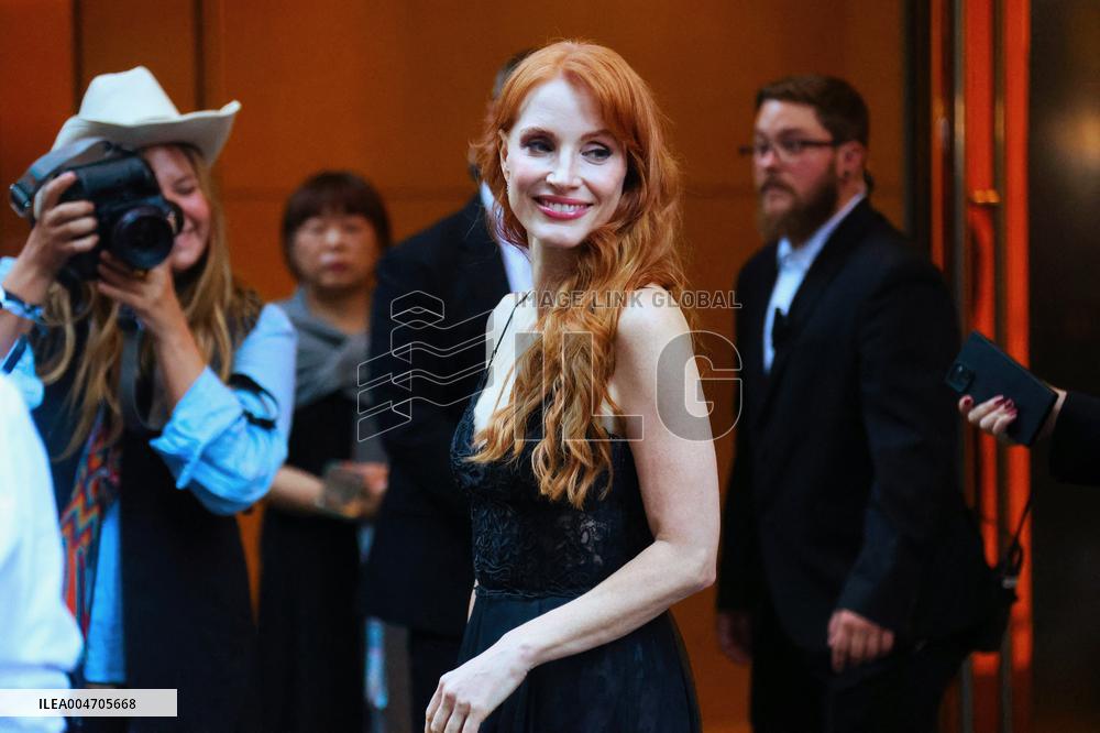 NYFW - Celebs At The Ralph Lauren Fashion Show