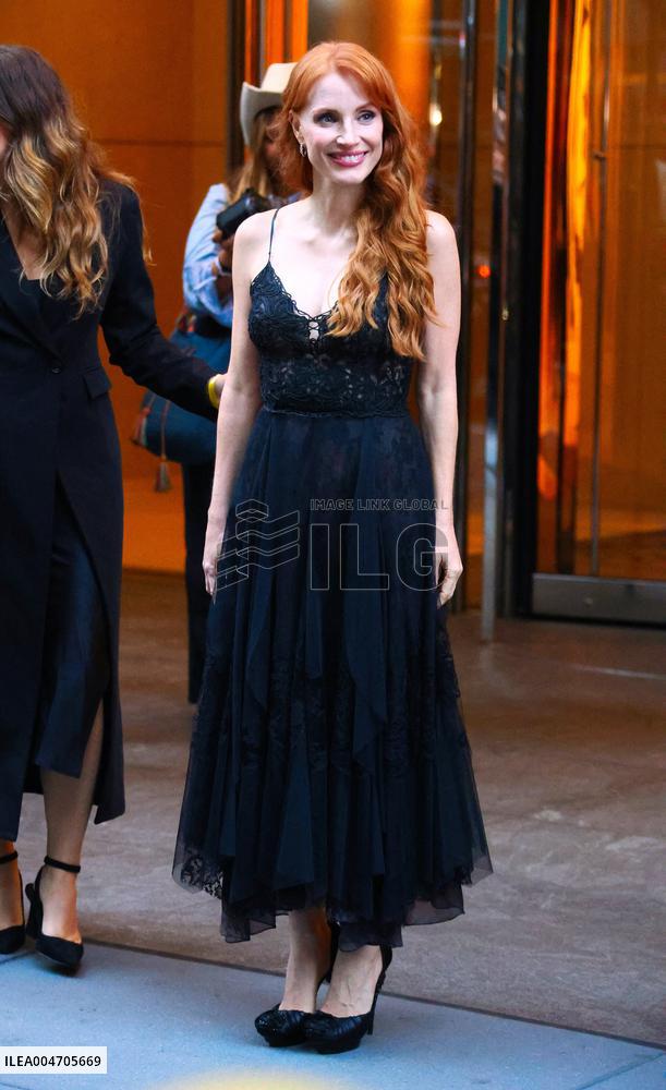 NYFW - Celebs At The Ralph Lauren Fashion Show