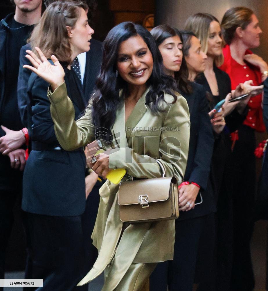 NYFW - Celebs At The Ralph Lauren Fashion Show