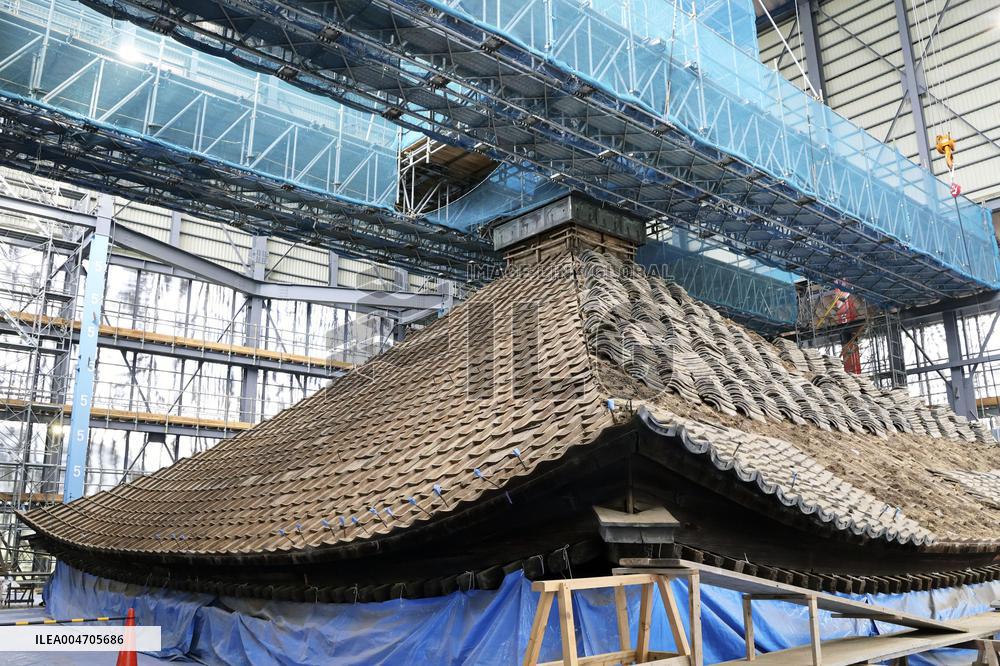 Restoration of Nara temple