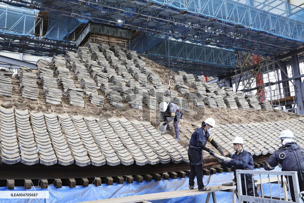 Restoration of Nara temple