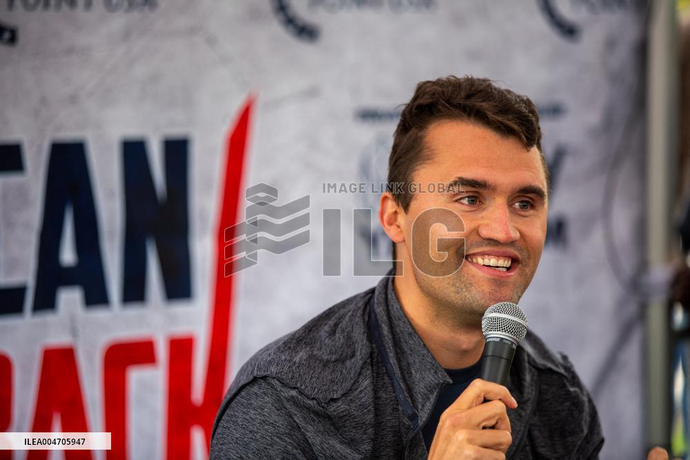 File - Trump Ally and Conservative Influencer Charlie Kirk Fatally Shot