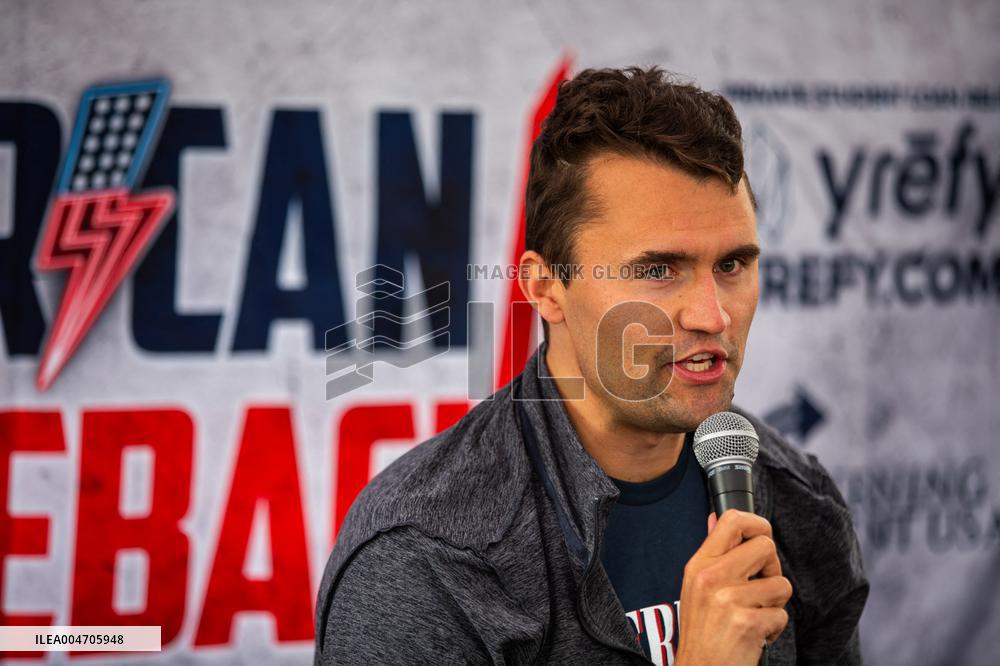 File - Trump Ally and Conservative Influencer Charlie Kirk Fatally Shot