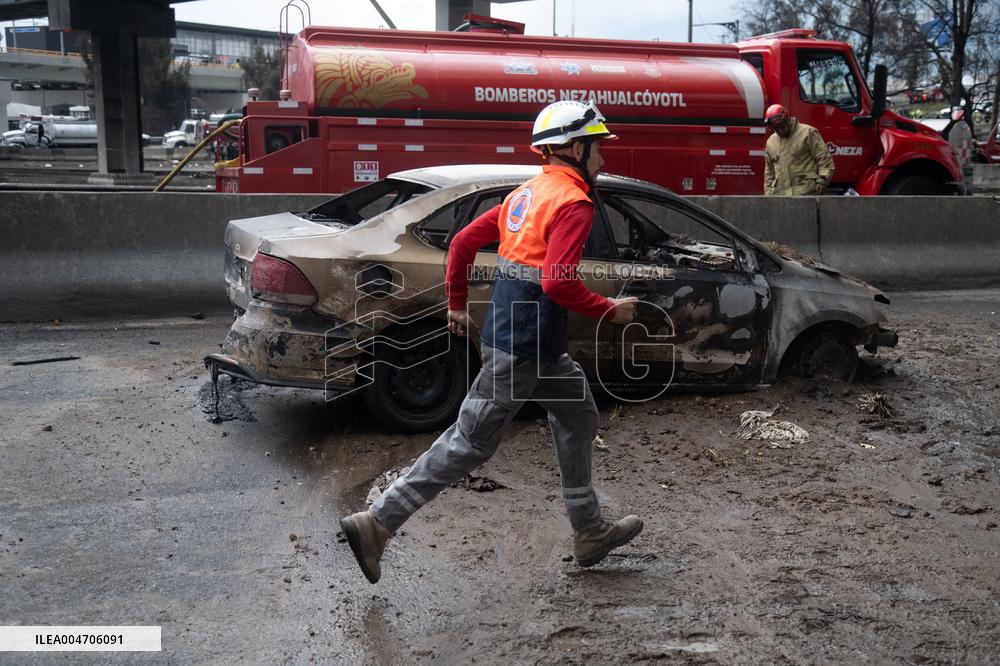 Gas Tanker Explosion Leaves More That 60 People Injured - Mexico